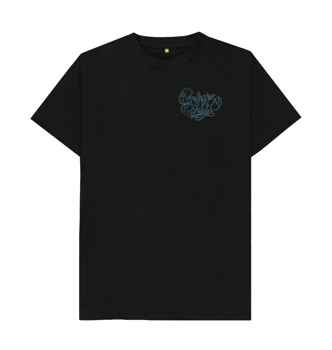 Black The Crab Earth Society Mens Tee (Organic Cotton)