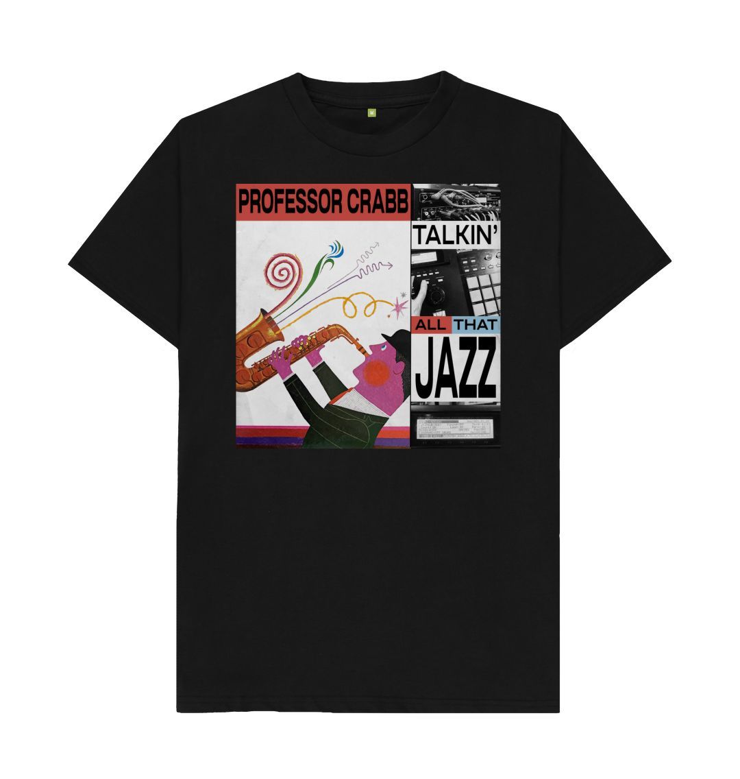 Black Talkin' All That Jazz Mens Tee (Organic Cotton)