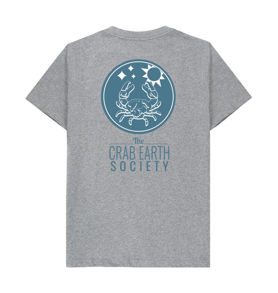 Athletic Grey The Crab Earth Society Mens Tee